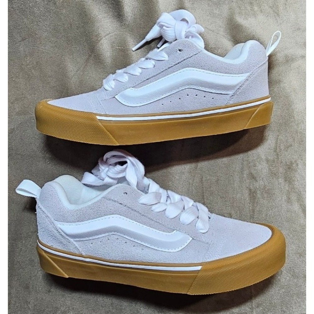 Vans Knu Skool Punk Pastel Lunar Rock Grey Gum Men 6 Women 7.5 NWOT